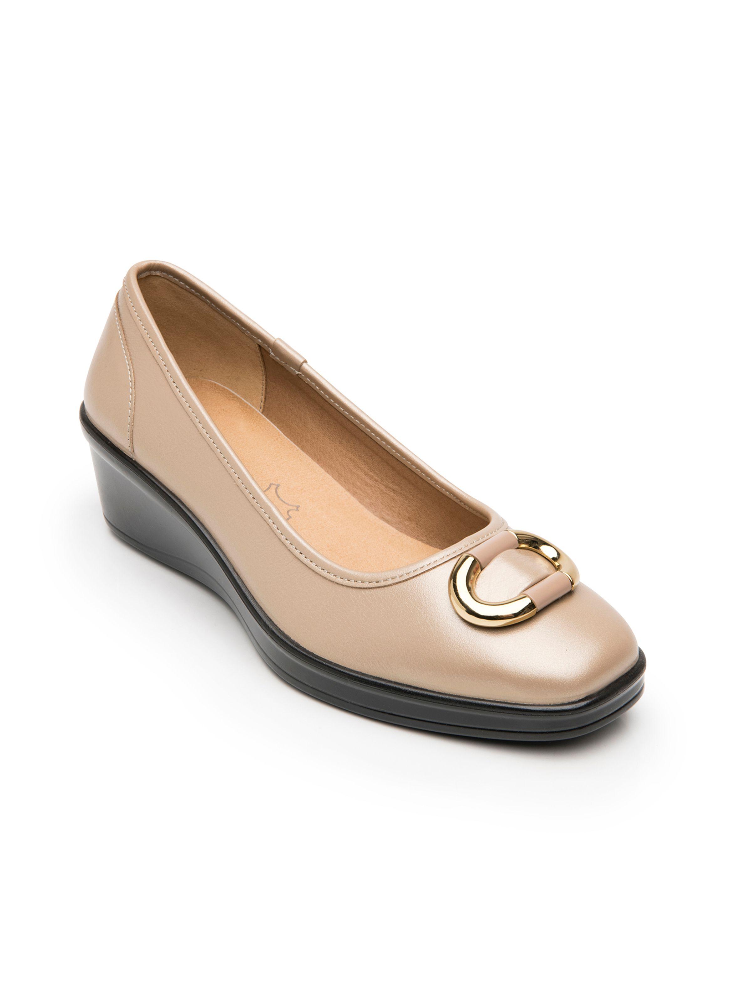 Zapato Mujer Anansa 136704 Dorado Flexi-1