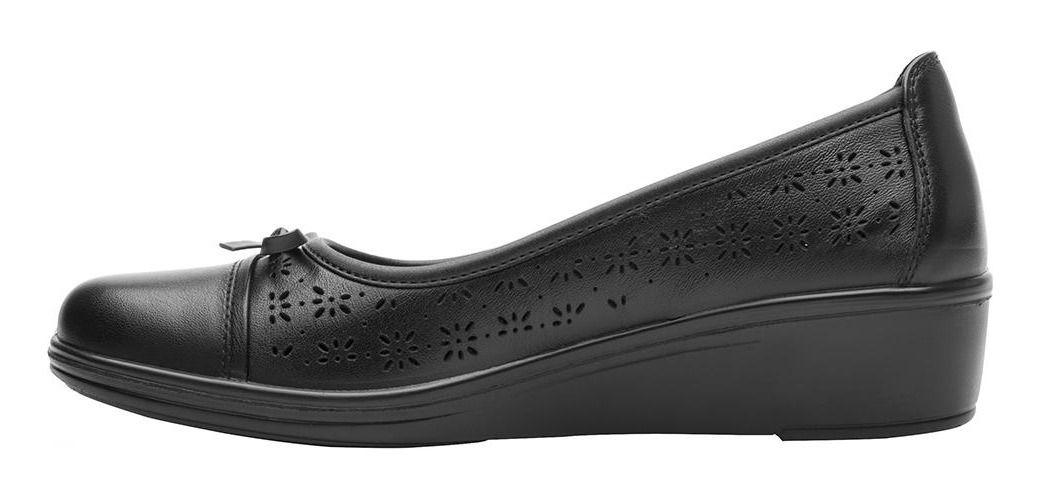 Zapato Mujer Cuero Castaña Negro Flexi-3