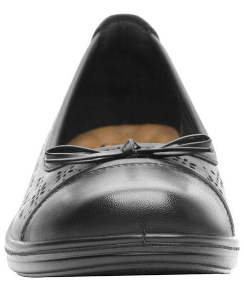 Zapato Mujer Cuero Castaña Negro Flexi-4