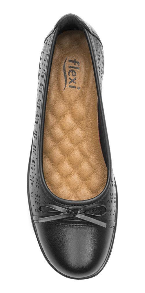 Zapato Mujer Cuero Castaña Negro Flexi-6
