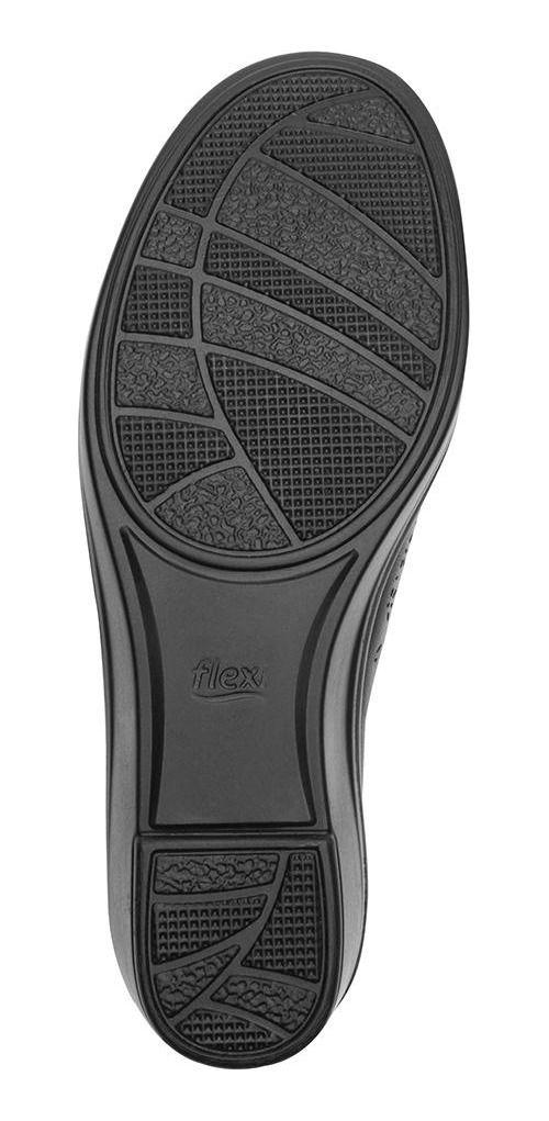 Zapato Mujer Cuero Castaña Negro Flexi-7
