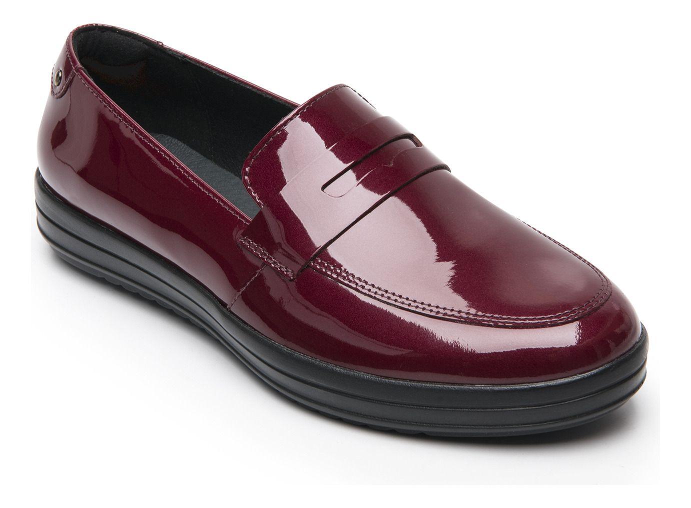 Mocasín Mujer Charis 109403 Burdeo Flexi-9