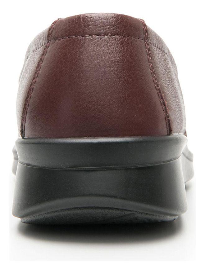 Zapato Mujer Cuero Jenelle 124501 Burdeo Flexi-3