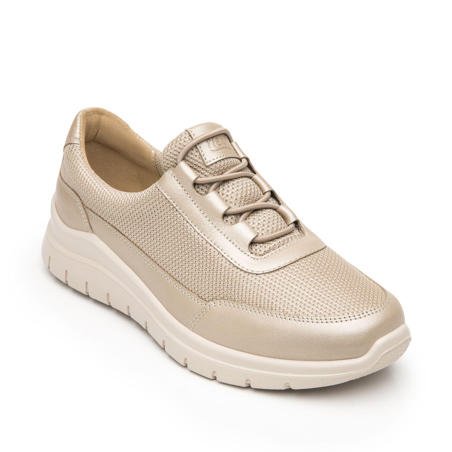 Zapatilla Mujer Azure 130208 Dorada Flexi-1