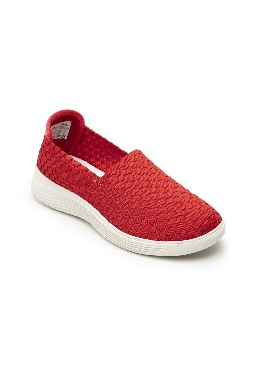 ZAPATILLA MUJER GRECYA 104905ROJO-0