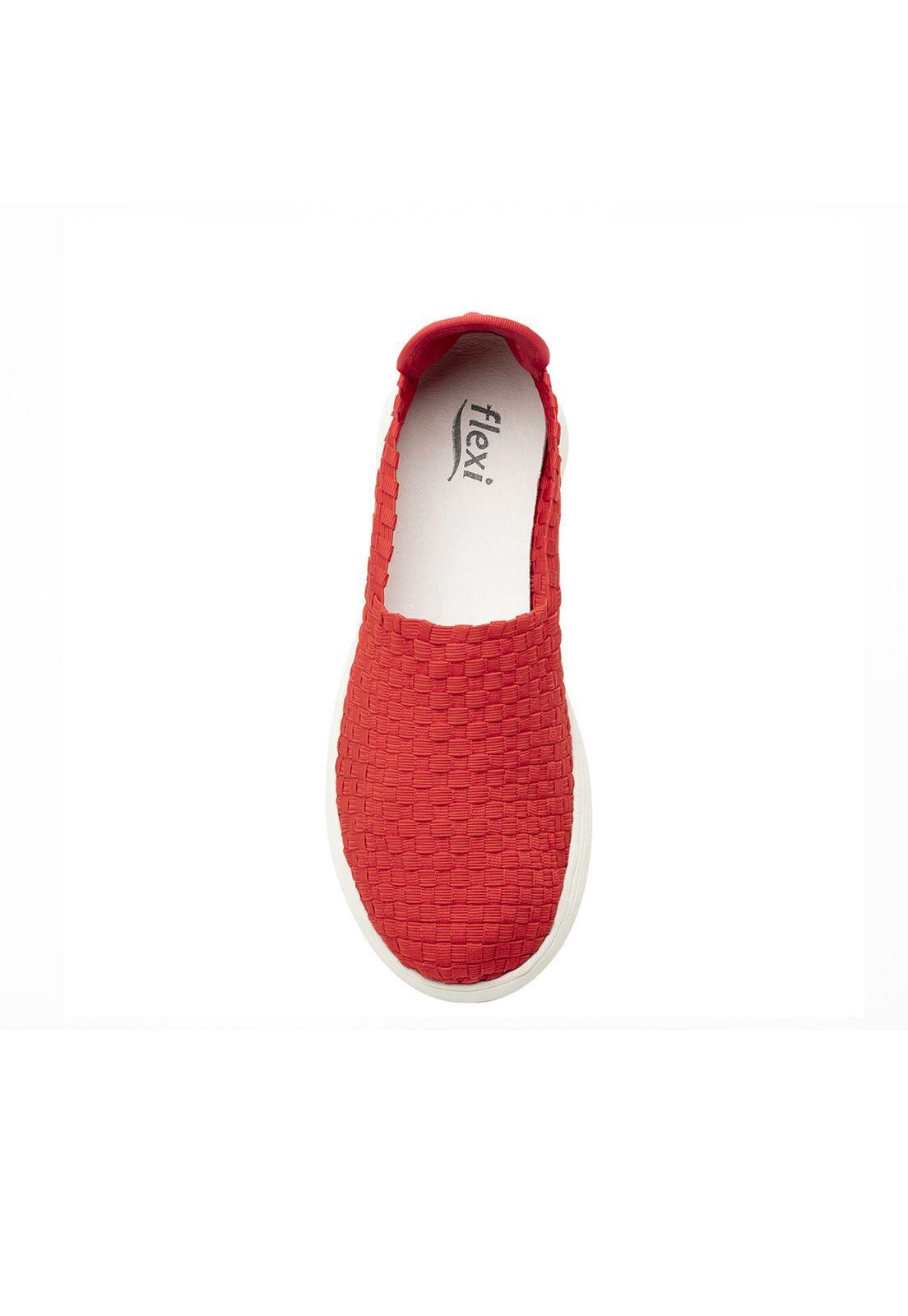 ZAPATILLA MUJER GRECYA 104905ROJO-5