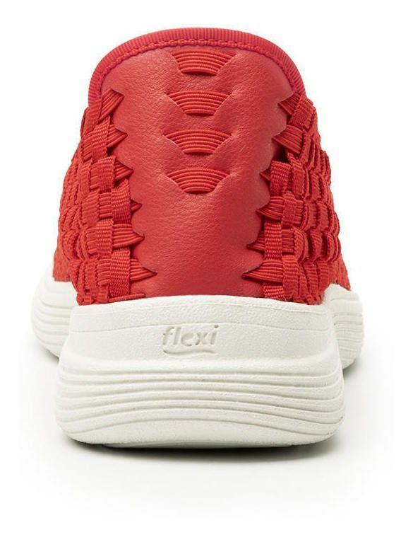 Zapatilla Mujer Grecya 104905 Rojo Flexi-3