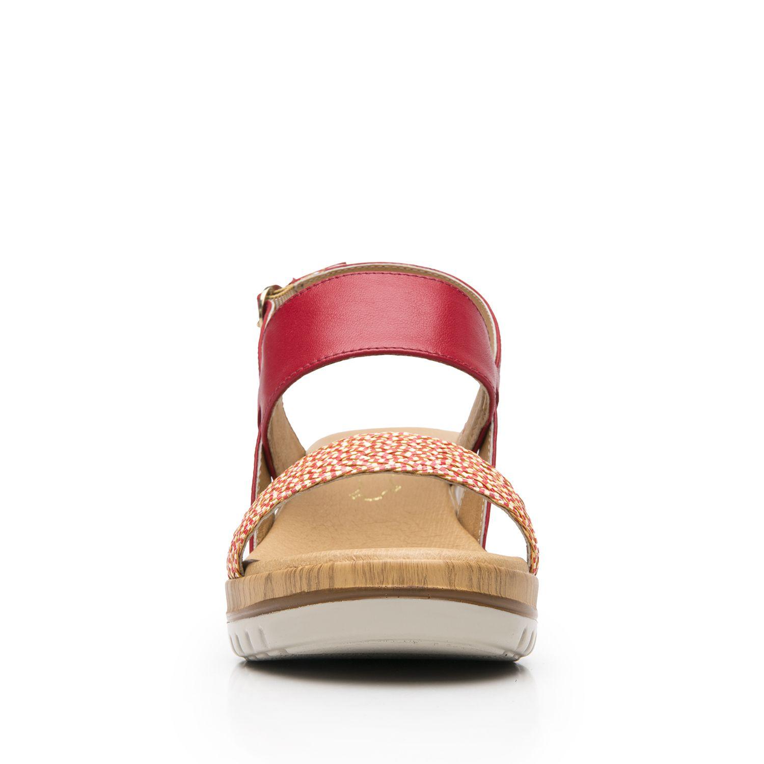 Sandalia Mujer Emily 113325 Roja Flexi-3