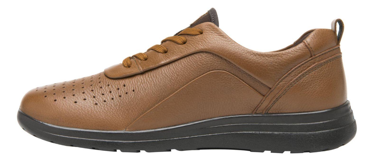 Zapatilla Mujer Cuero Traviata Cafe Flexi-2