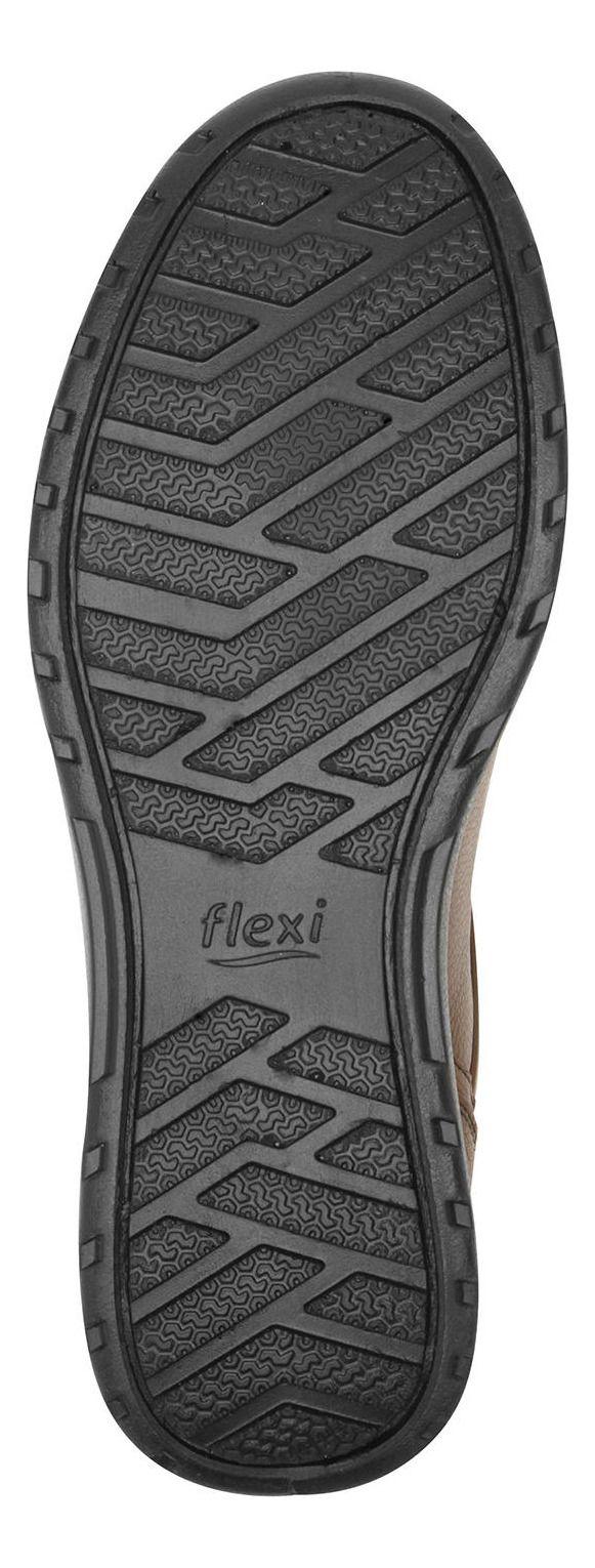 Zapatilla Mujer Cuero Traviata Cafe Flexi-6