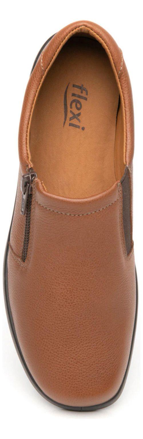 Zapato Mujer Cuero Ofelia Café Flexi-5