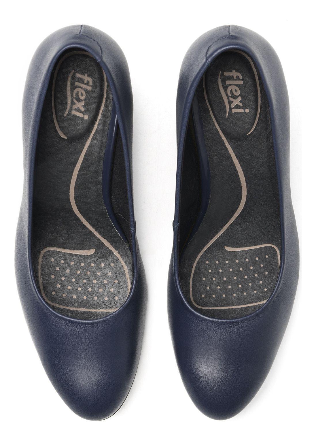 Zapato Mujer Pipa 124401 Azul Marino Flexi-9