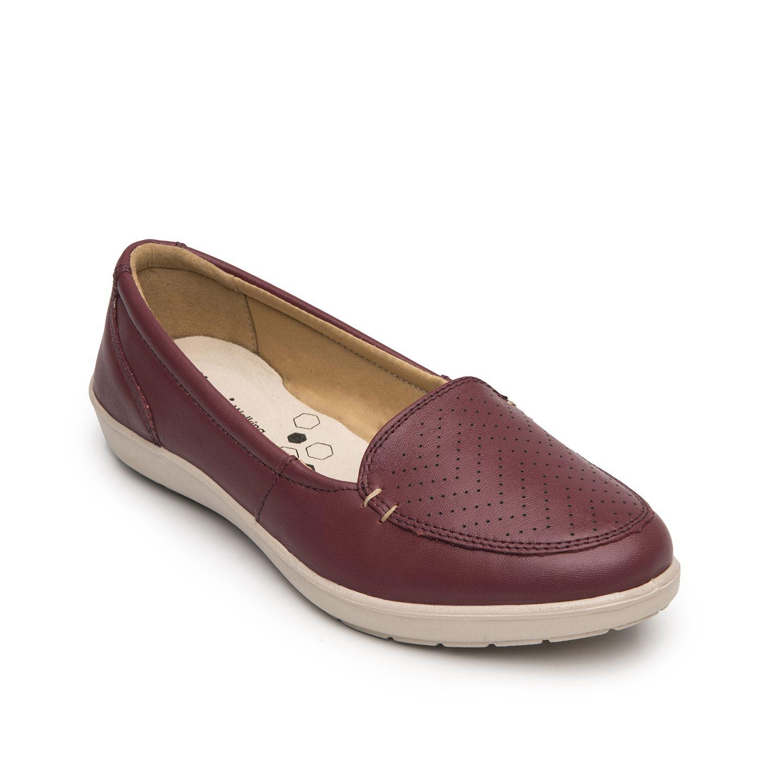 Mocasín Mujer Amelie 101912 Rojo Flexi-1