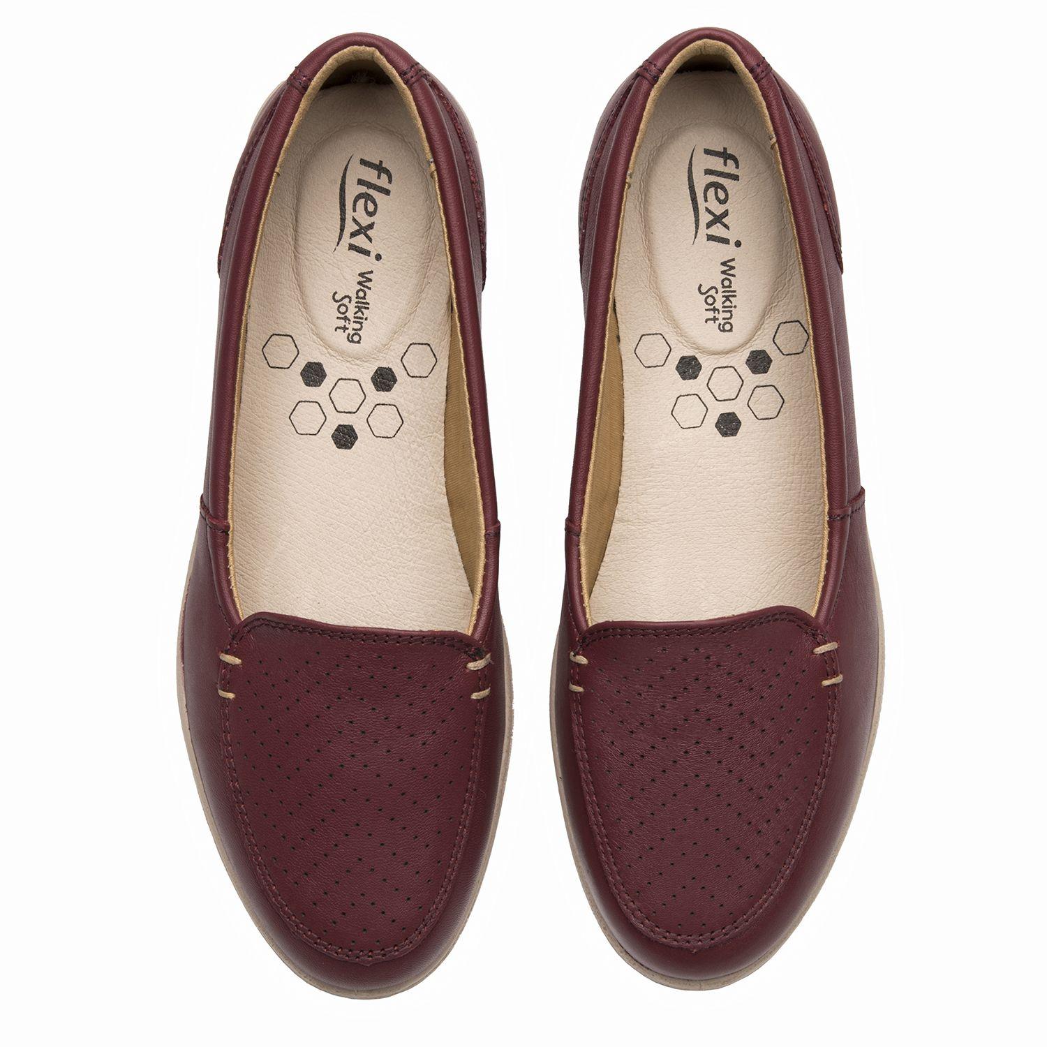 Mocasín Mujer Amelie 101912 Rojo Flexi-5