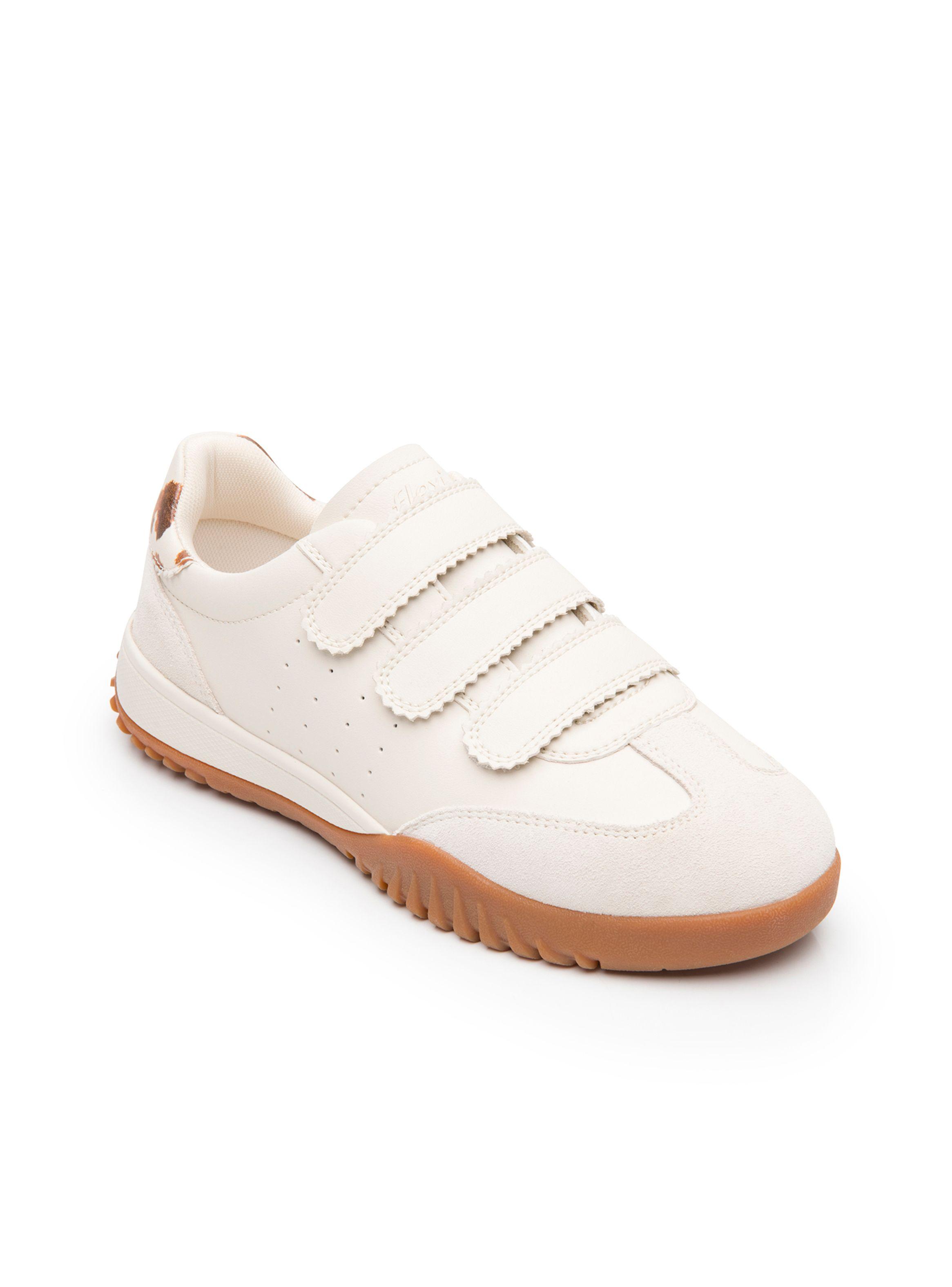 Zapatilla Mujer Naoki 138503 Beige Flexi-1