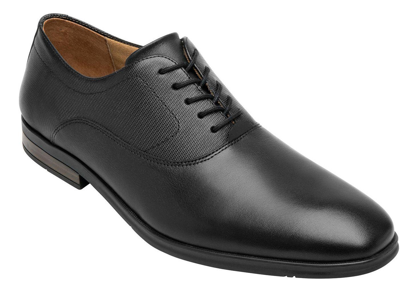 Zapato Hombre Cuero Crypto Negro Flexi-1