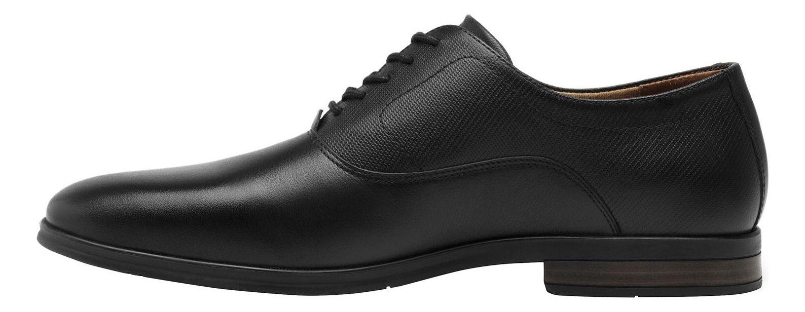 Zapato Hombre Cuero Crypto Negro Flexi-3