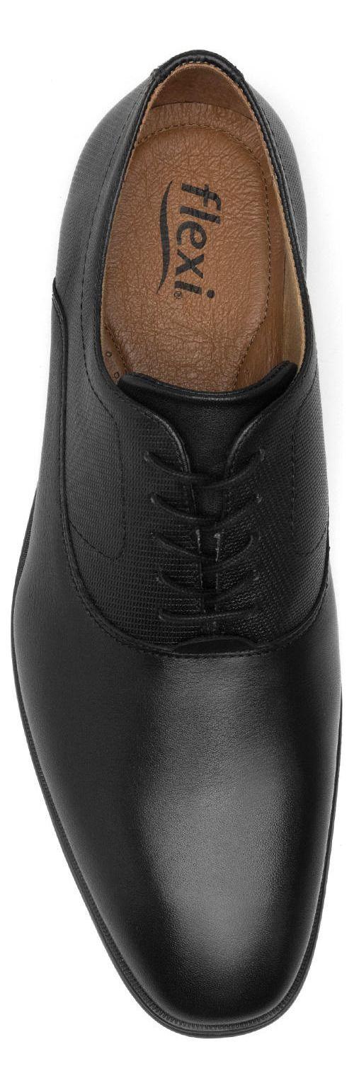 Zapato Hombre Cuero Crypto Negro Flexi-5
