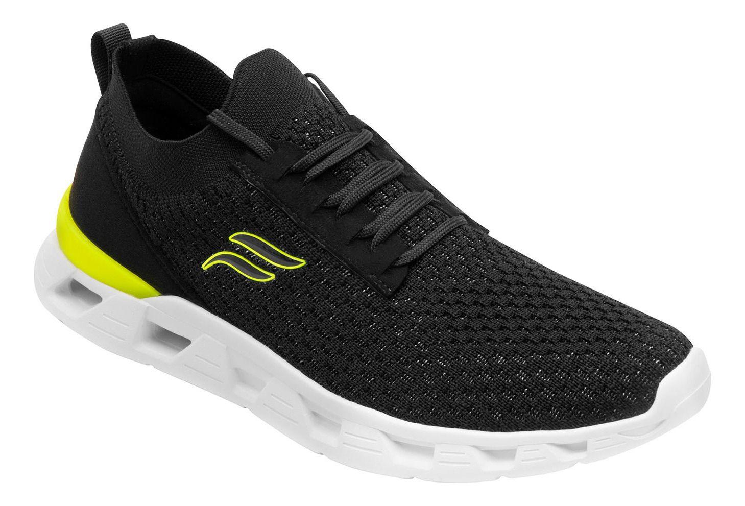 Zapatilla Hombre Launcher Negro Flexi-0