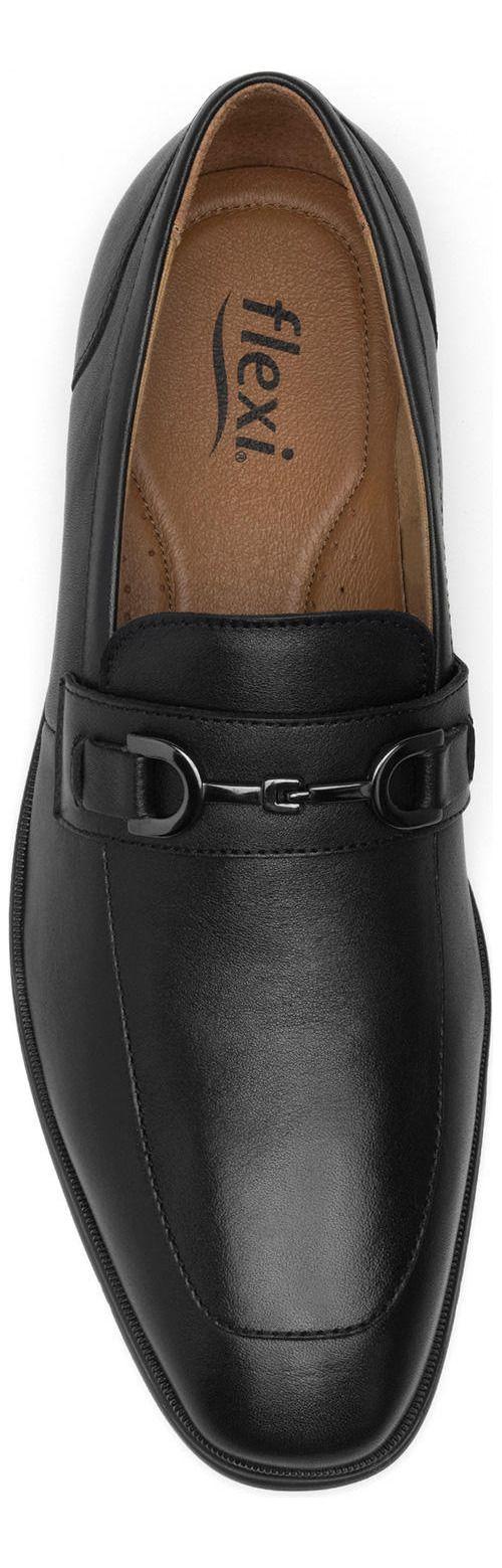 Zapato Hombre Cuero Crypto Negro Flexi-4
