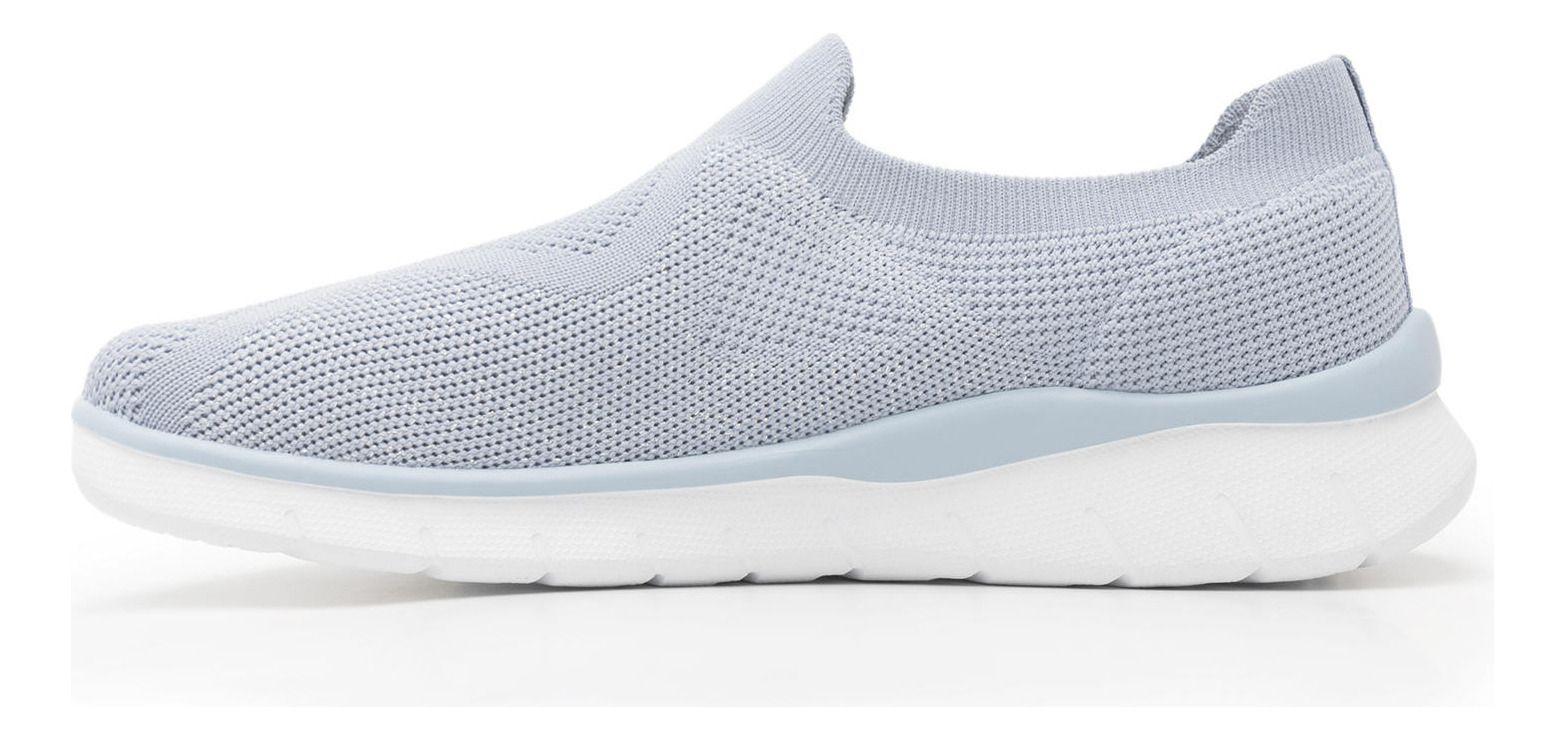 Zapatilla Mujer Ashley 125601 Celeste Flexi-2