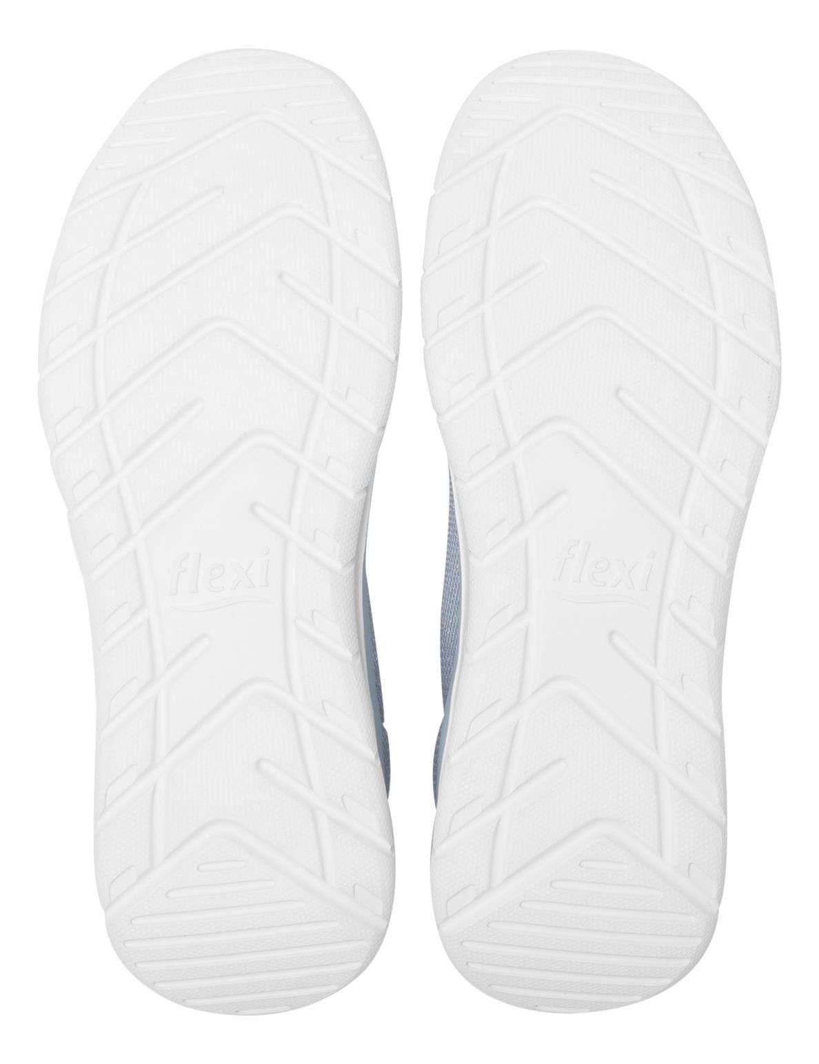 Zapatilla Mujer Ashley 125601 Celeste Flexi-4