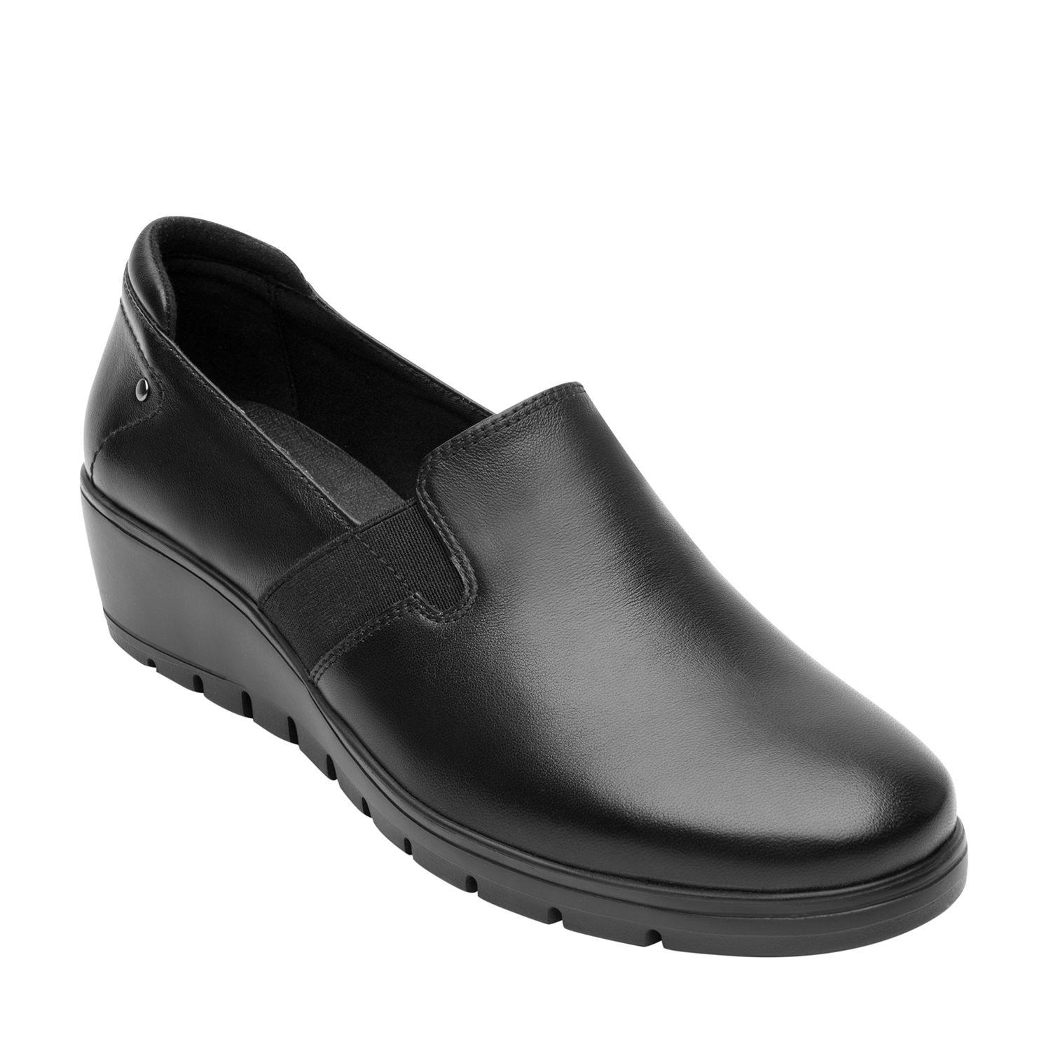 Zapato Mujer Cuero Cataleya Negro Flexi-1