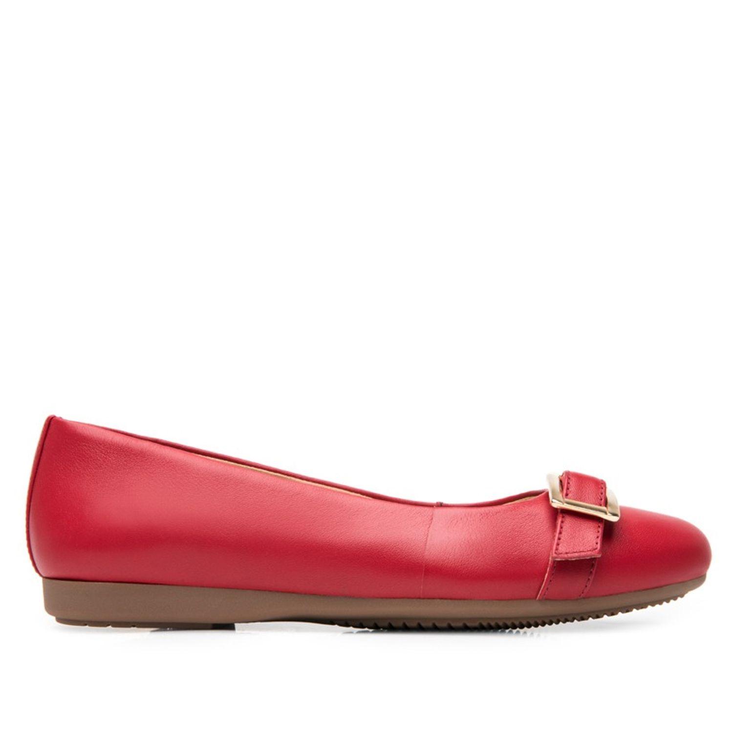 Ballerina Mujer Marie 116316 Roja Flexi-0