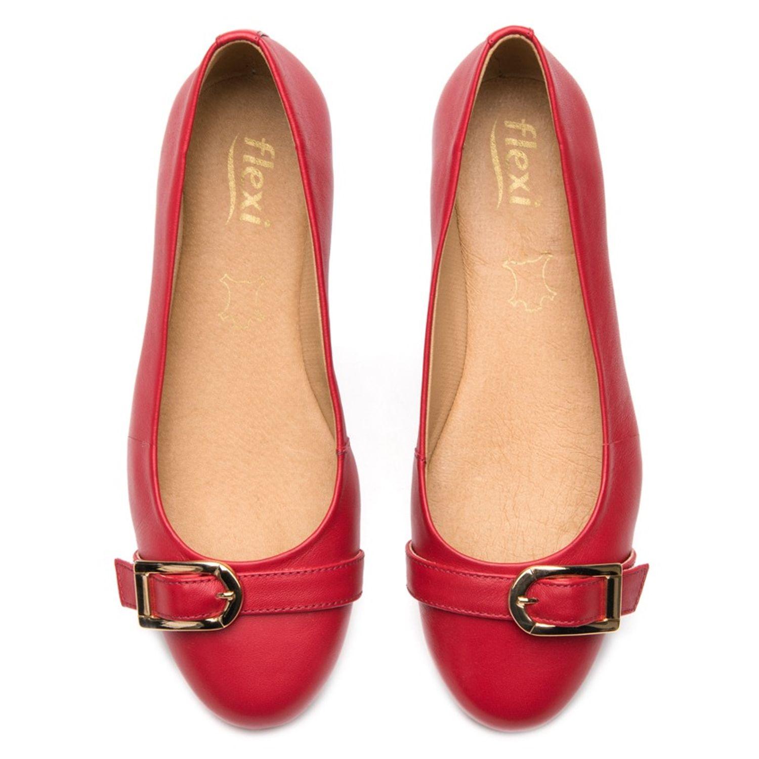 Ballerina Mujer Marie 116316 Roja Flexi-4