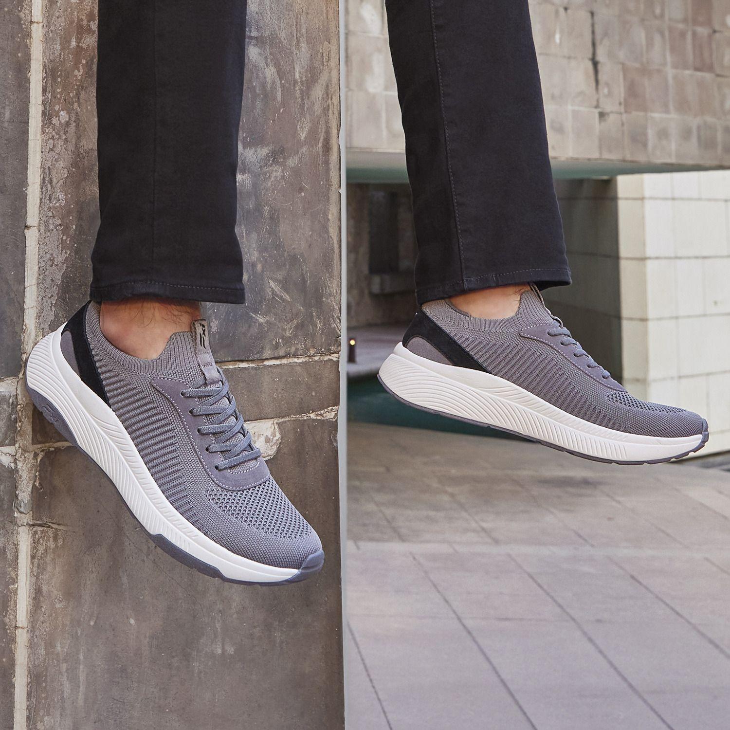 Zapatilla Hombre Colby 418901 Gris Flexi-3