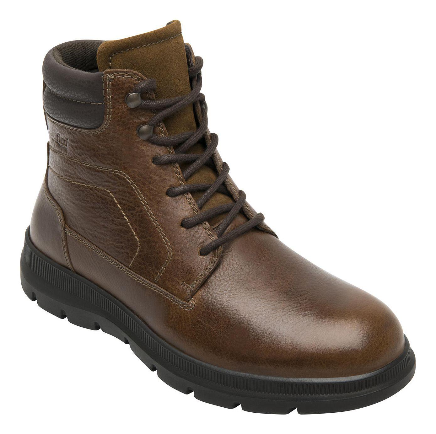 Botín Hombre Fabra 416101 Café Flexi-1