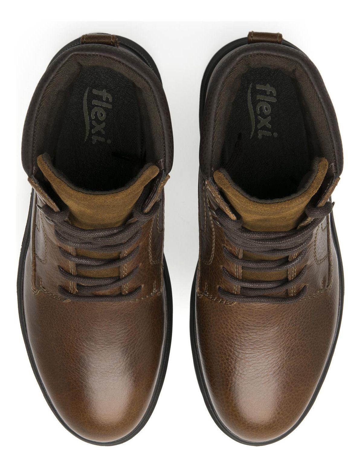 Botín Hombre Fabra 416101 Café Flexi-3