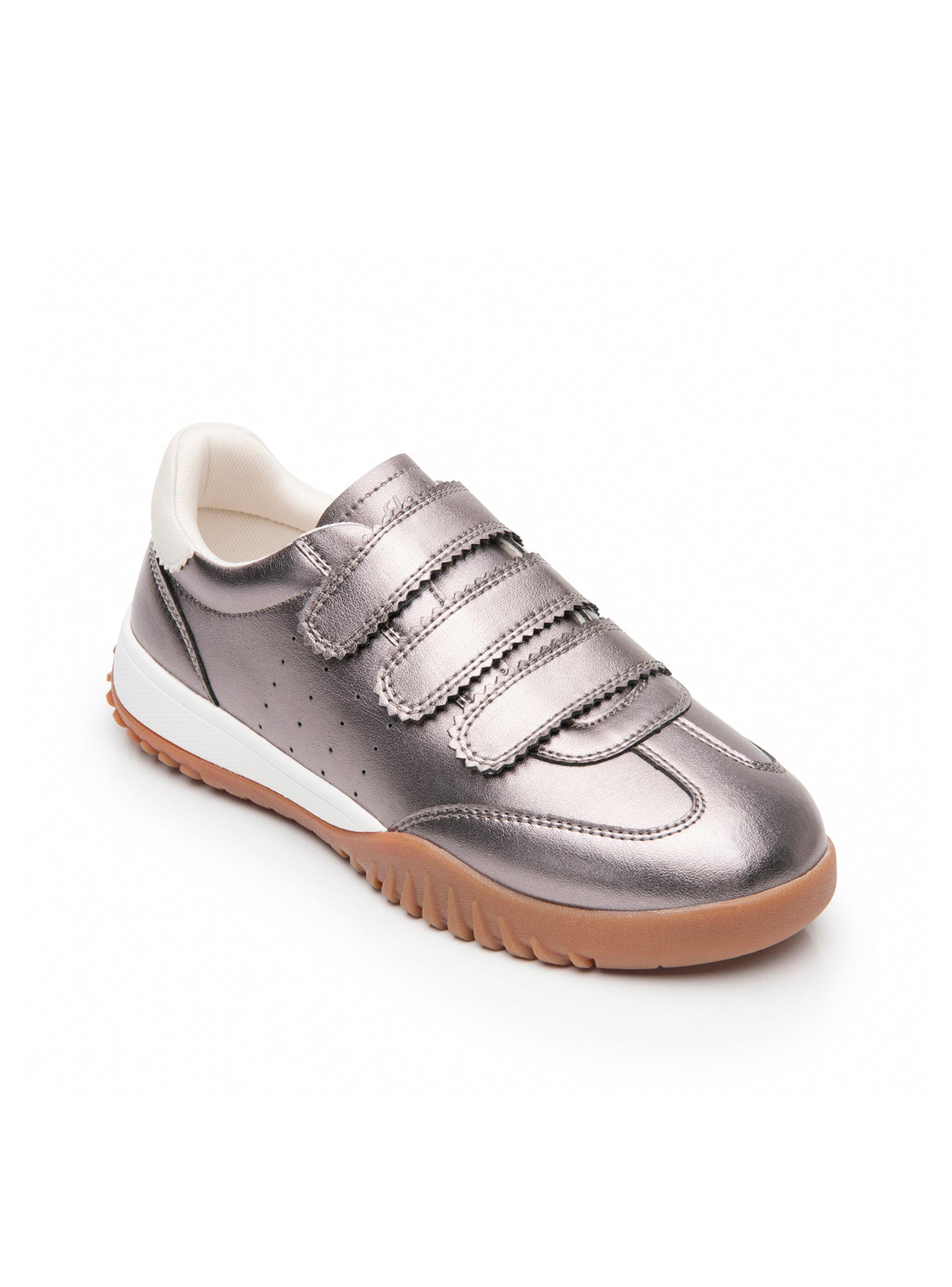 Zapatilla Mujer Naoki 138503 Metálica Flexi-1