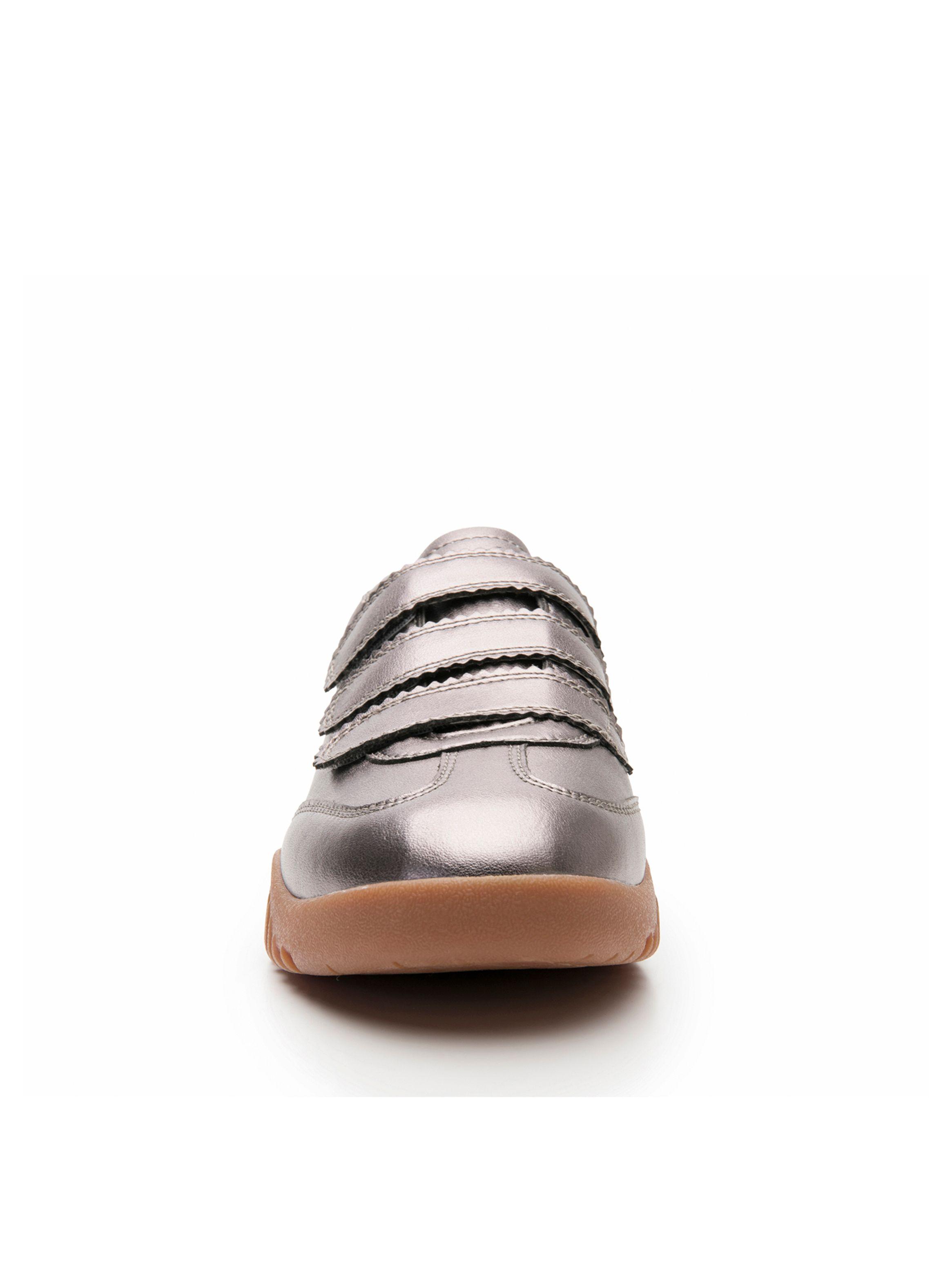 Zapatilla Mujer Naoki 138503 Metálica Flexi-3