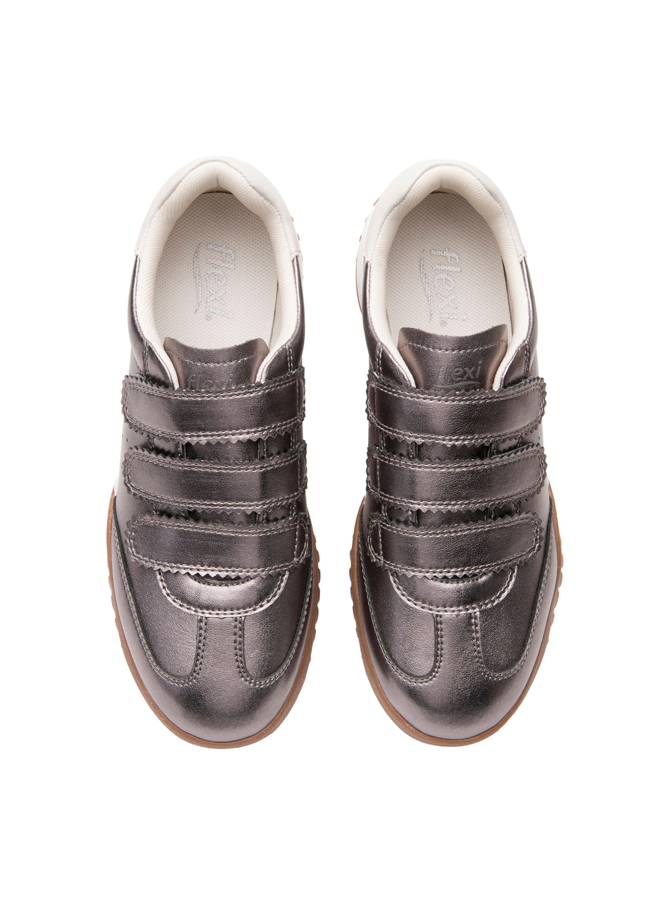 Zapatilla Mujer Naoki 138503 Metálica Flexi-5