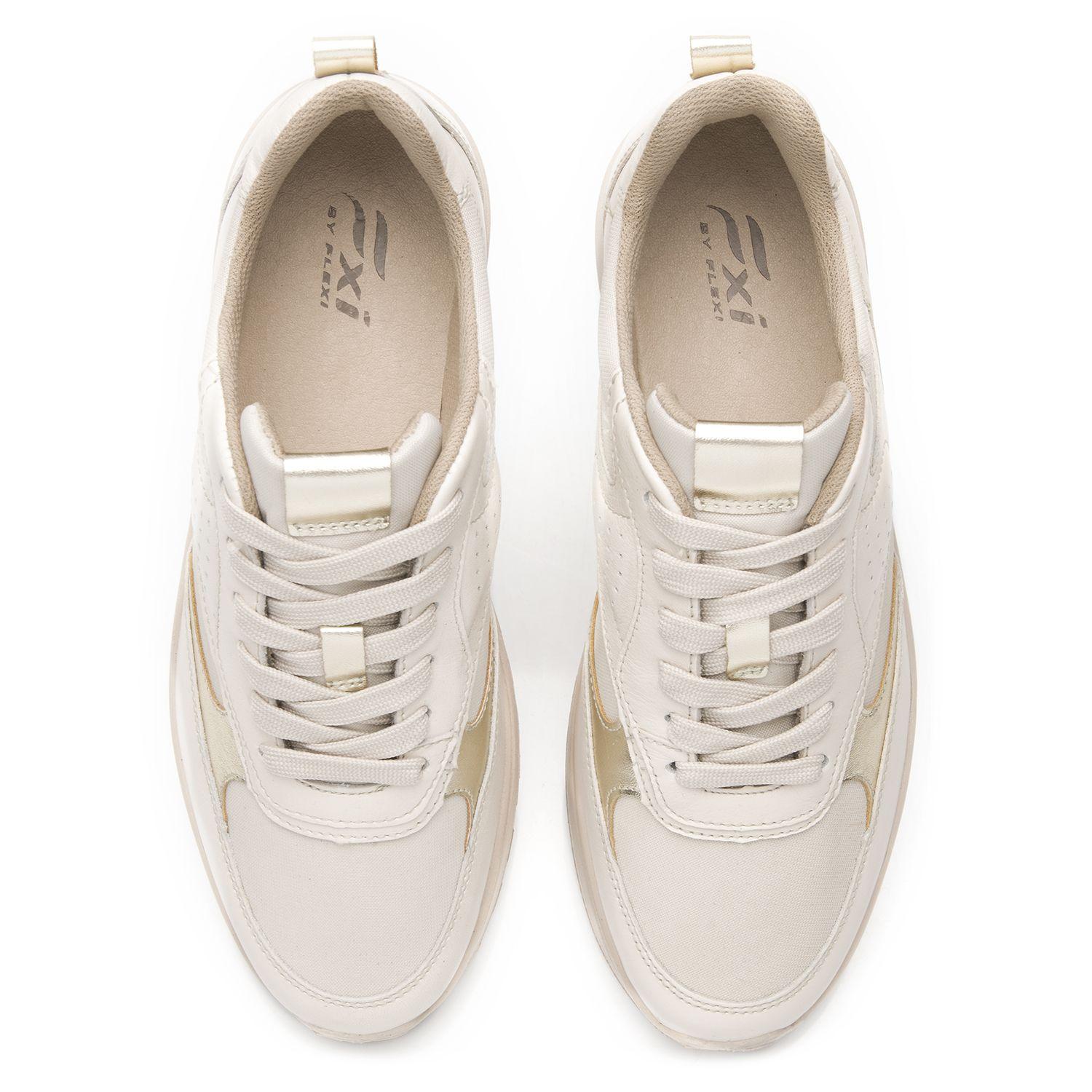 Zapatilla Mujer Atsiri 117210 Beige Flexi-5