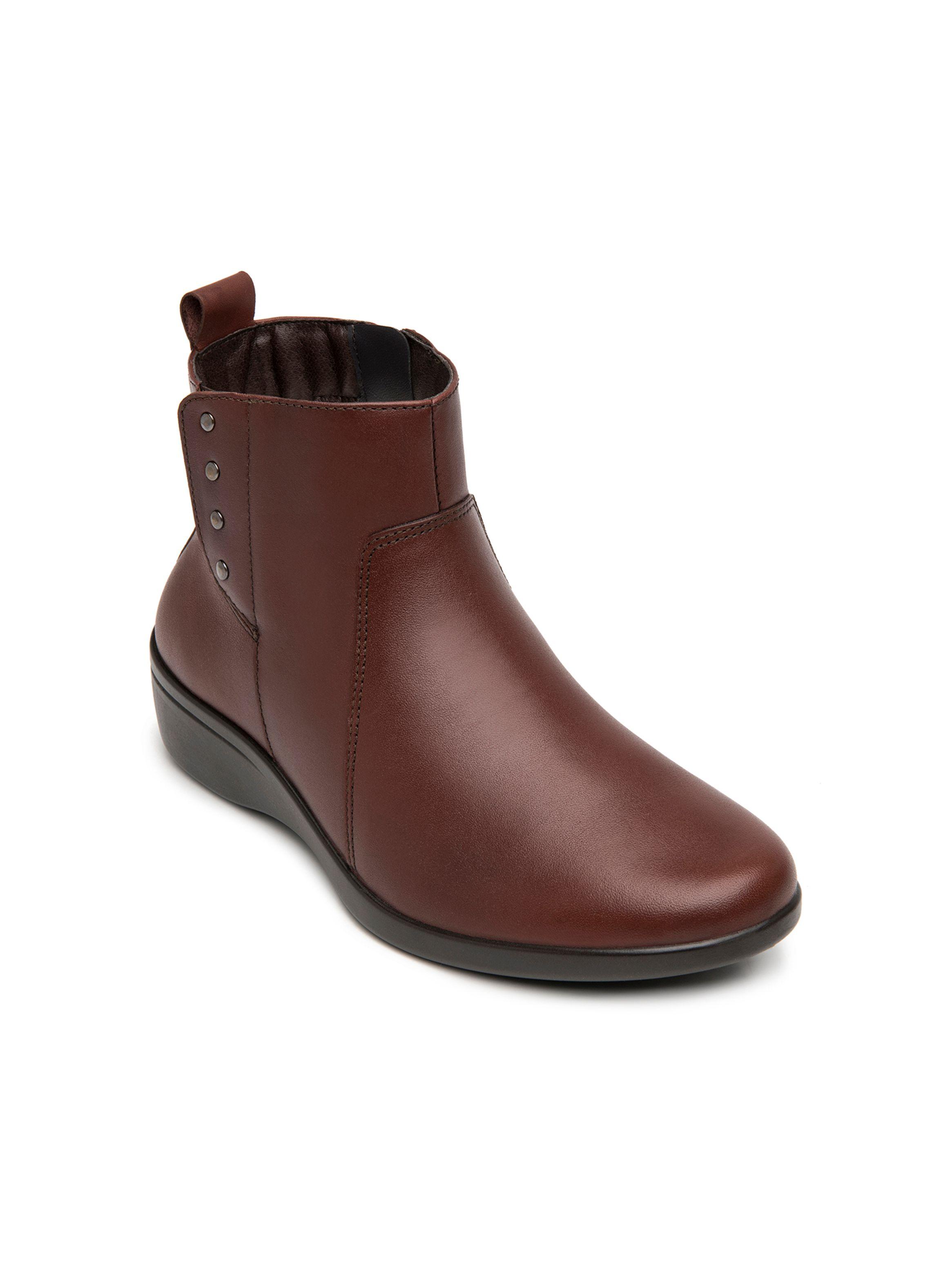 Botín Mujer Karime 18135 Café Flexi-1