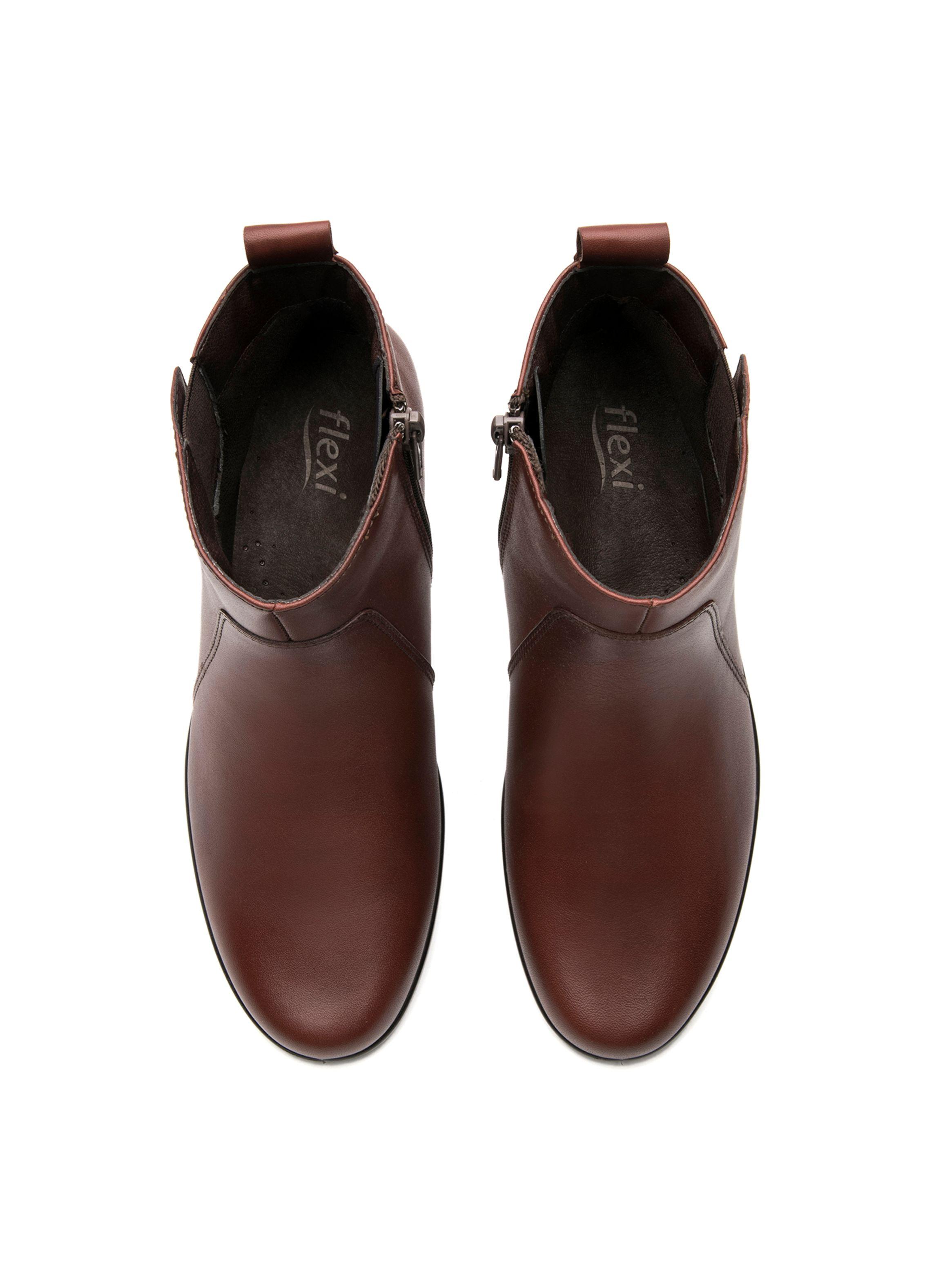 Botín Mujer Karime 18135 Café Flexi-5