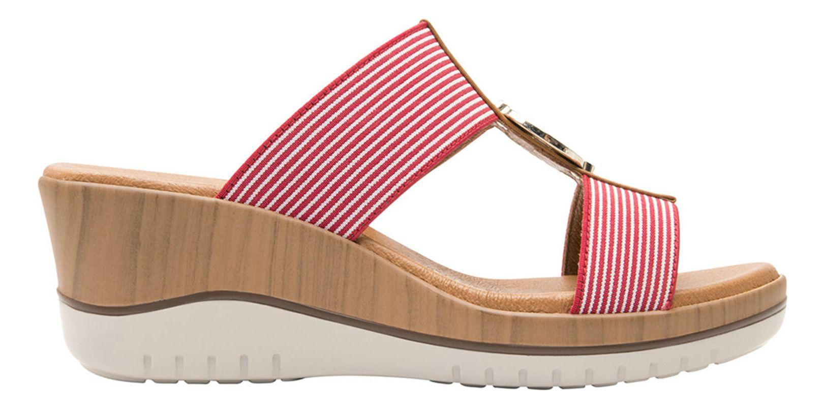 Sandalia Mujer Emily 113306 Roja Flexi-1