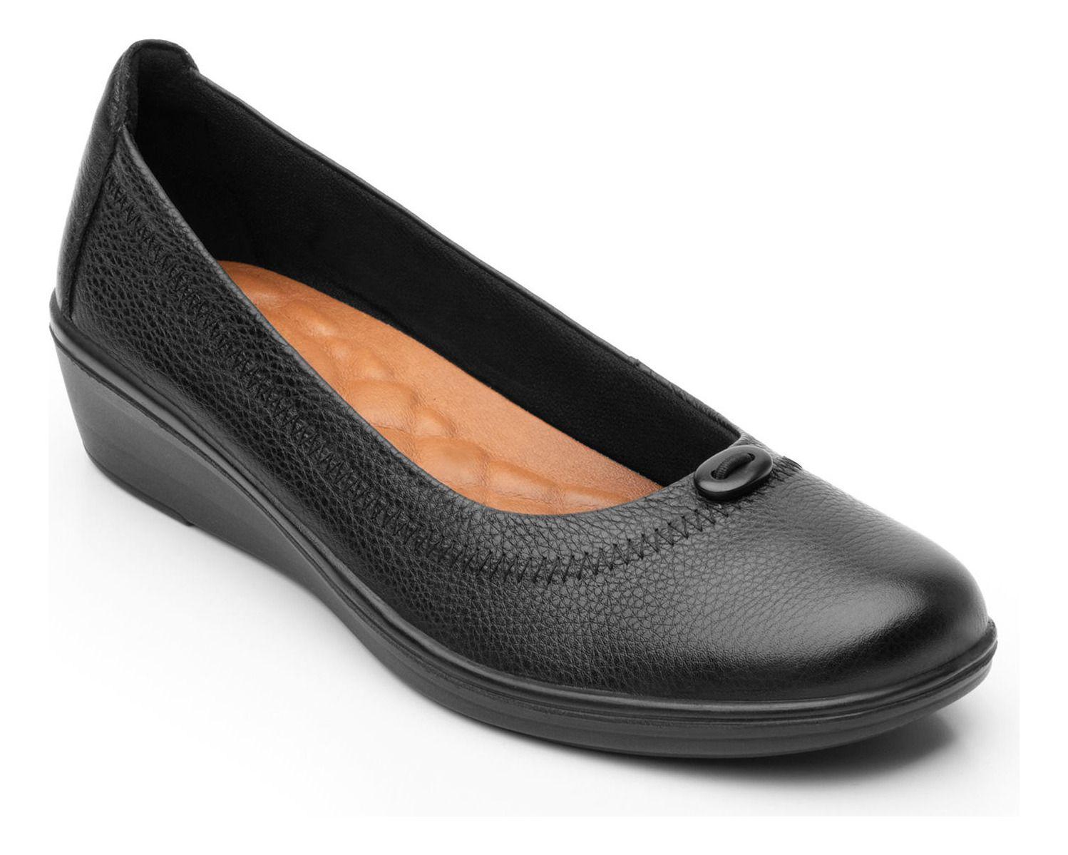 Zapato Mujer Castana 45605 negro Flexi-1