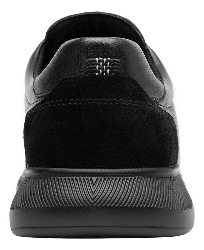 Zapatilla Hombre Cuero Hika Negro Flexi-4