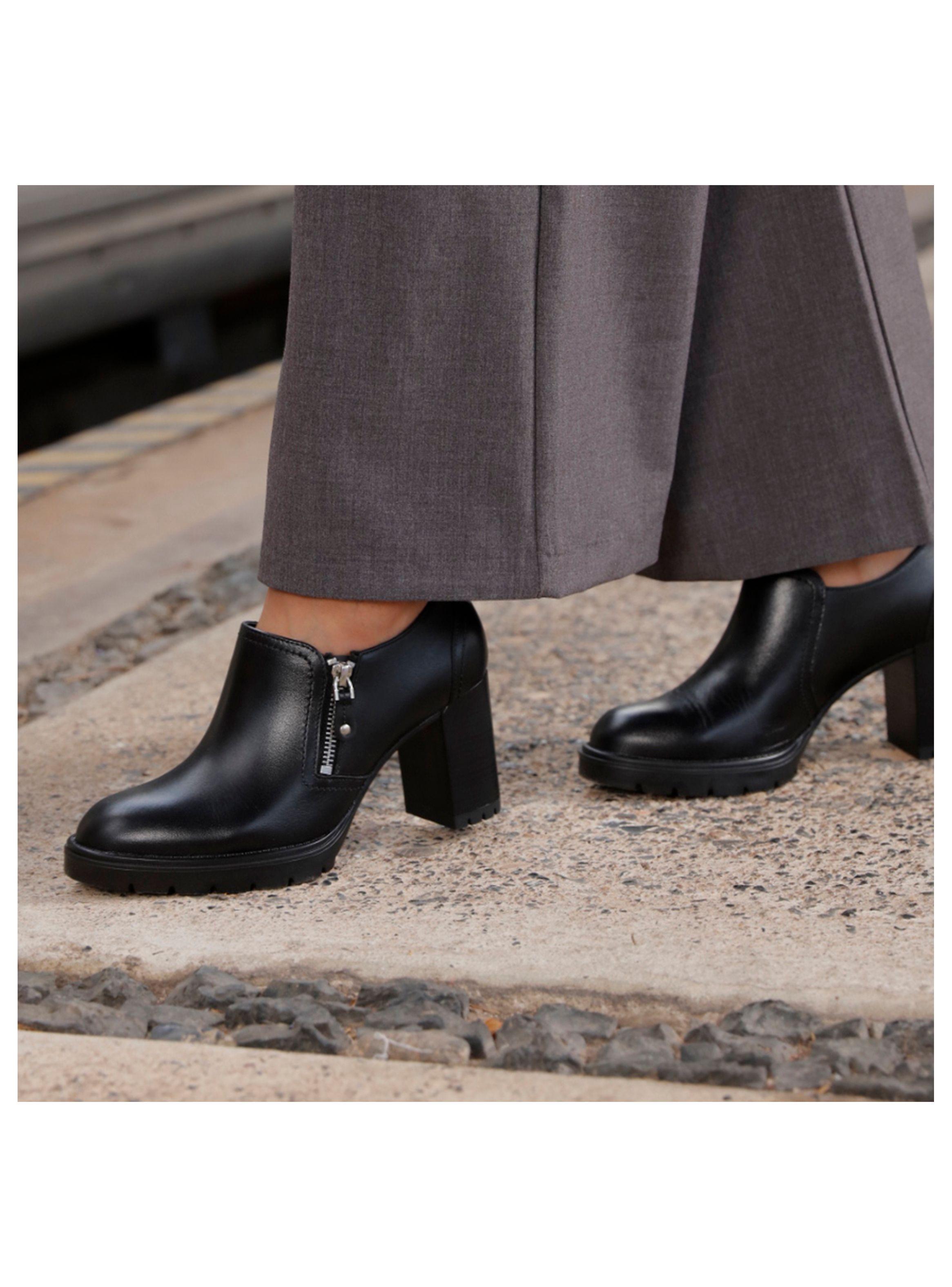 Bootie Mujer Carline 137102 Negro Flexi-2