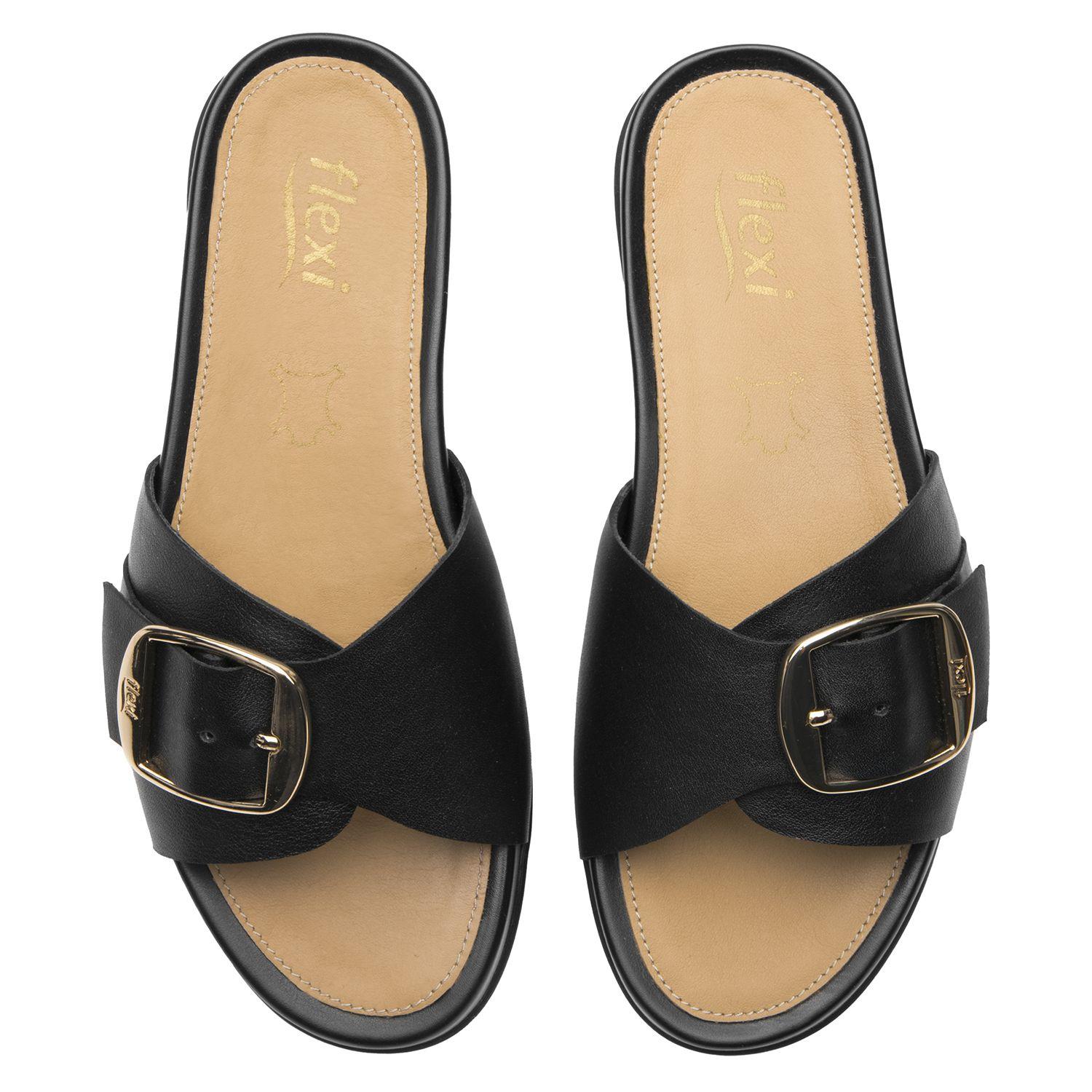 Sandalia Mujer Caterina 133601 Negro Flexi-4