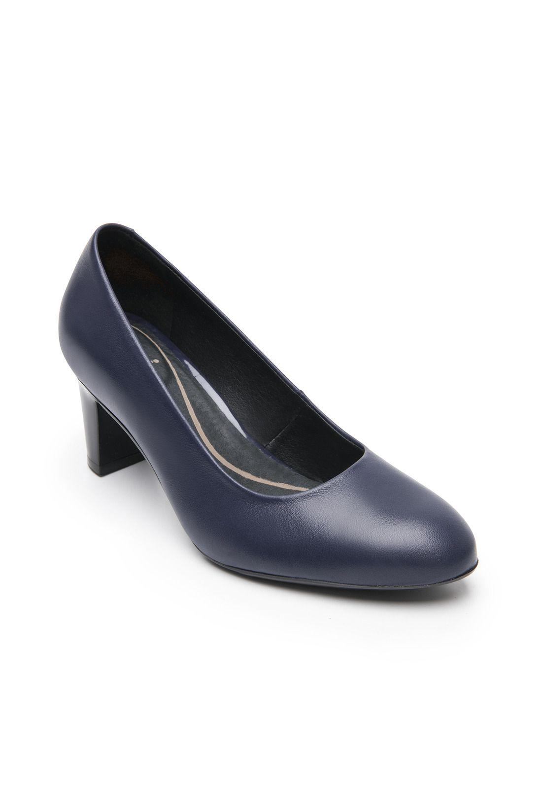 Zapato Mujer Pipa 124401 Azul Marino-1