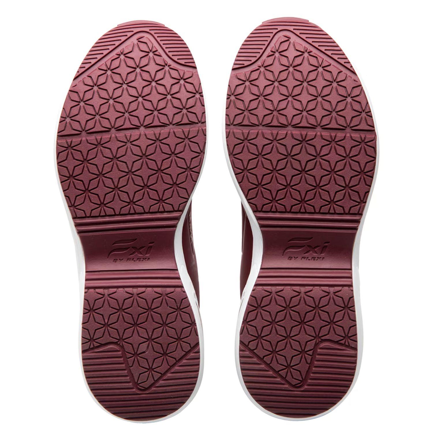 Zapatilla Mujer Saluma 131501 Burdeo Flexi-6