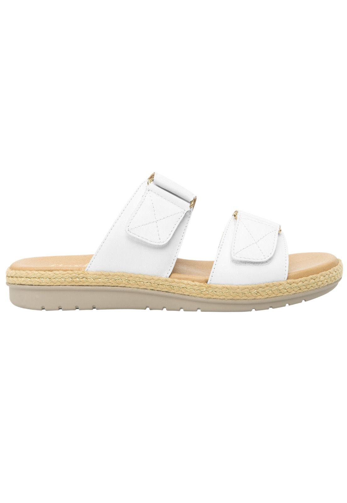 Sandalia Mujer Cuero Peonia Blanco Flexi-0