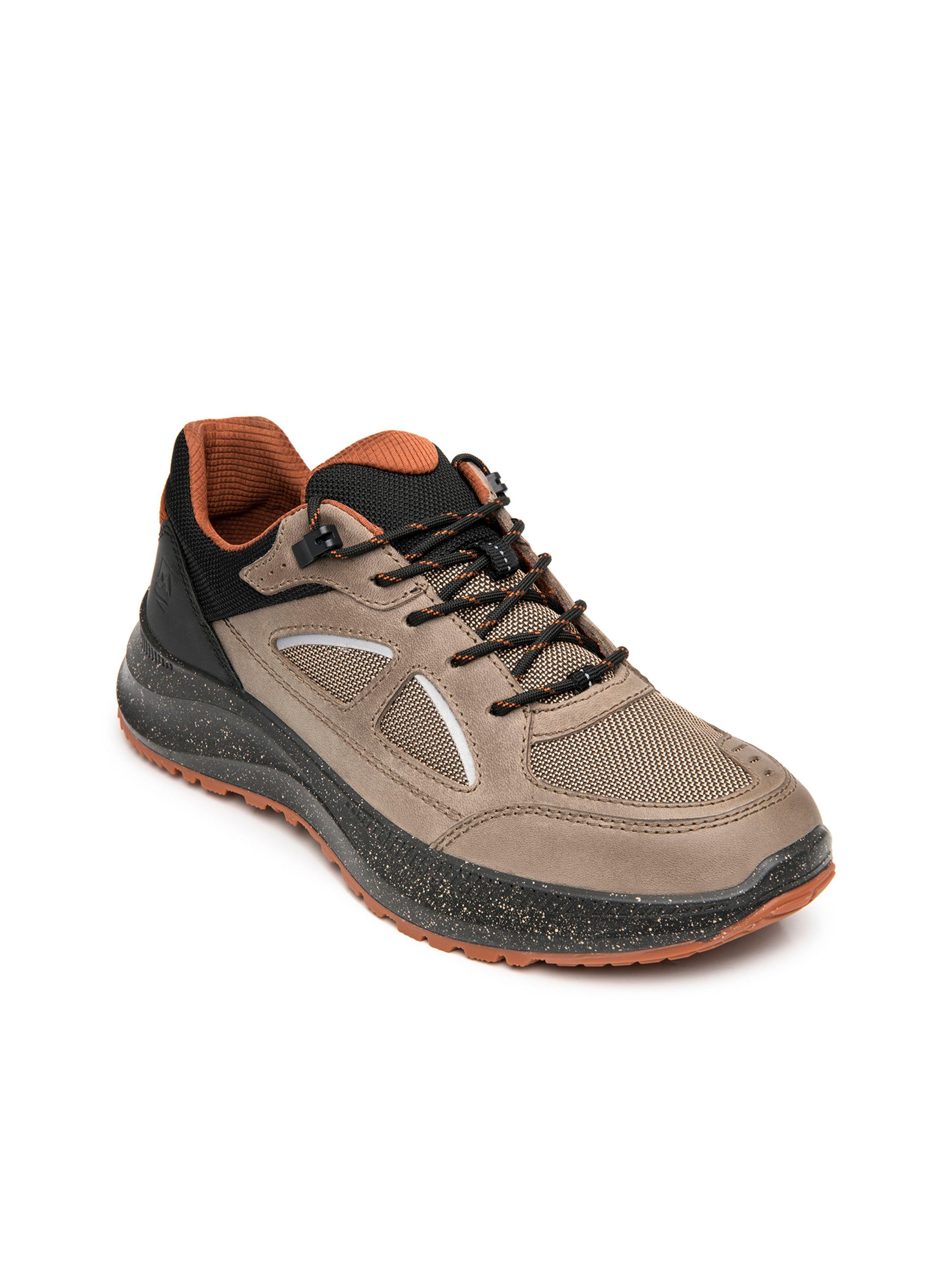 Zapato Outdoor Hombre Lawson 420306 Taupe Y Negro-1