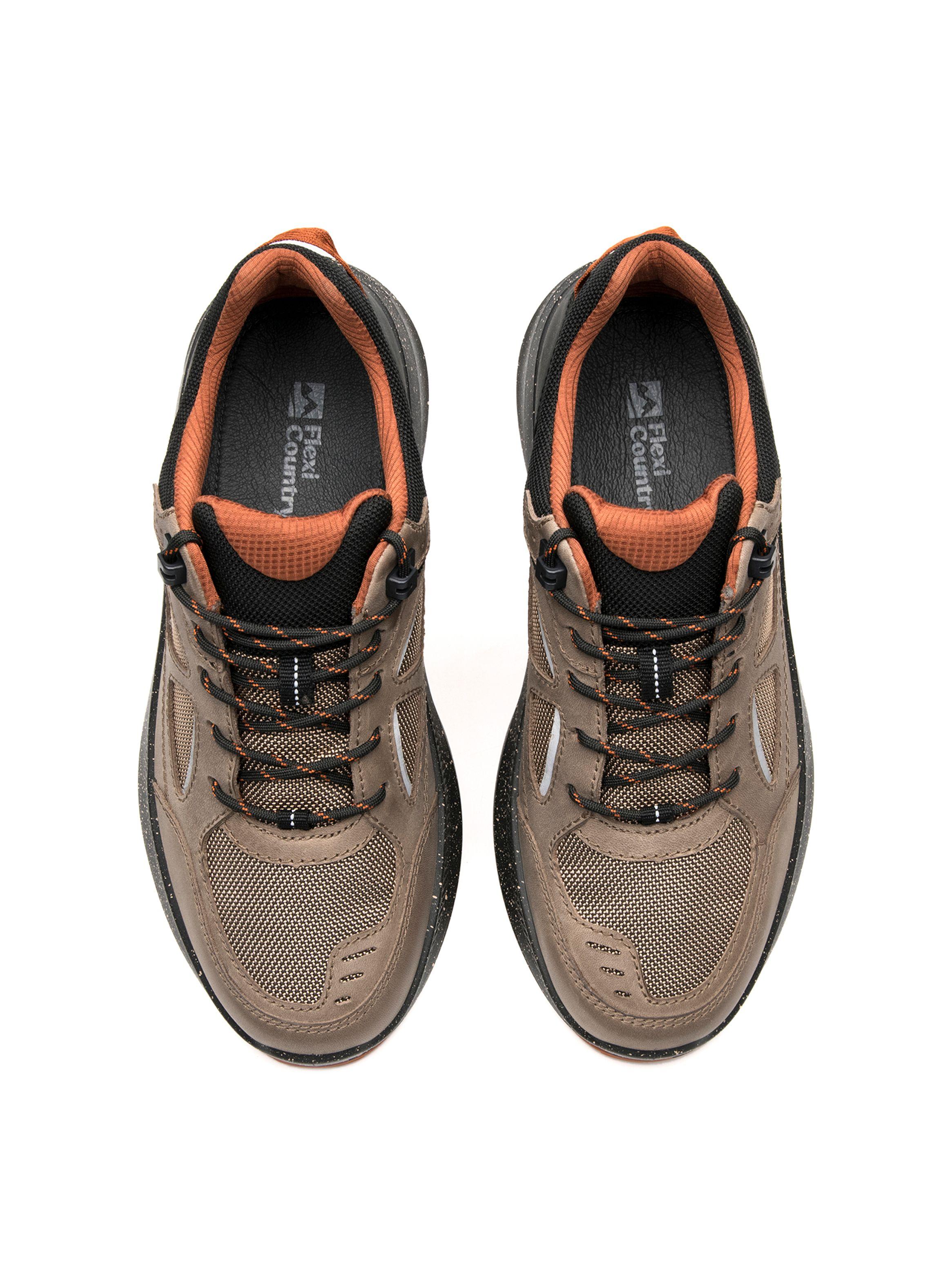 Zapato Outdoor Hombre Lawson 420306 Taupe Y Negro-5