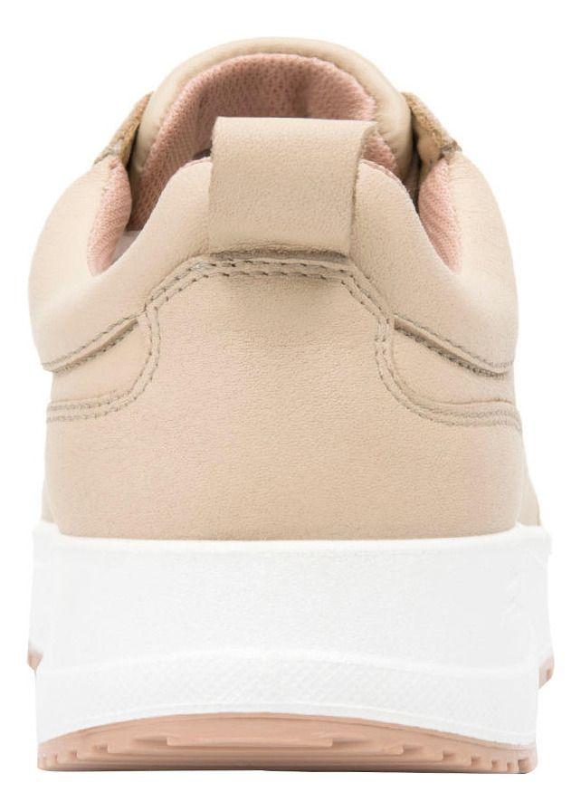 Zapatilla Mujer Cuero Atsiri Beige Flexi-3
