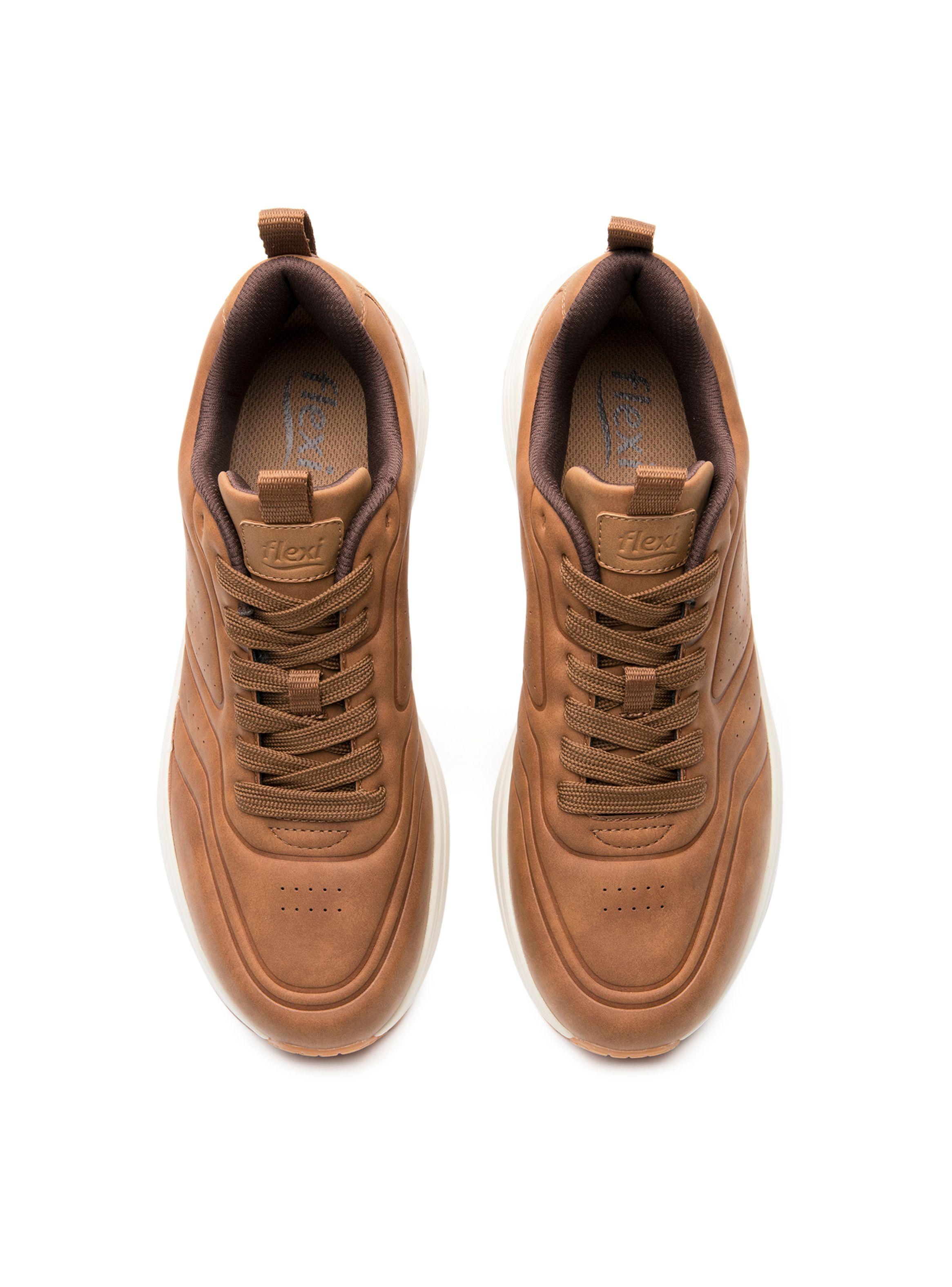 Zapatilla Hombre Maddox 422403 Café Flexi-5